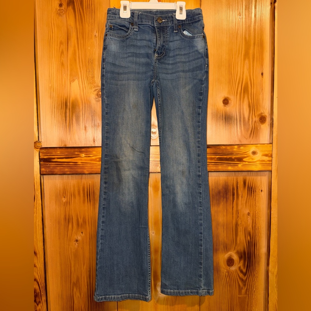 Wrangler Girls Blue Bootcut Jeans